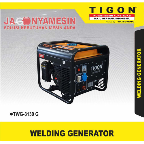 [EZM.0700555] MESIN LAS GENERATOR TIGON (TWG-3130G) ( GARABSI RESMI )