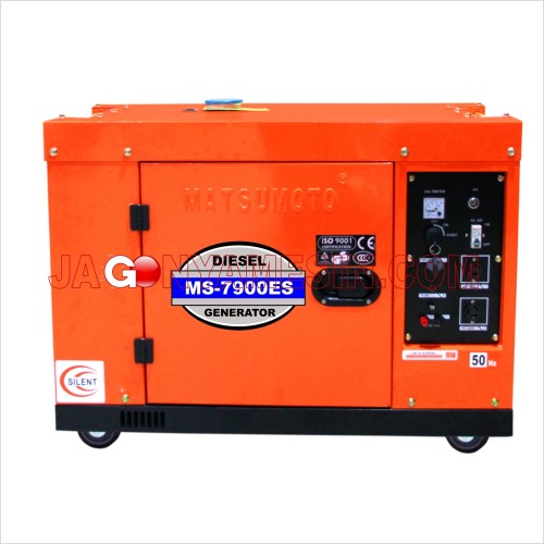 [EZM.0700531] MATSUMOTO GENSET GENERATOR SILENT MDG - 7900 EST ( GARANSI RESMI )
