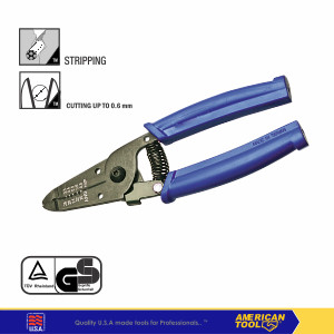 [EZM.2401310] Tang Multifungsi Cable Stripper 0,8-2,6 American Tool 8958631