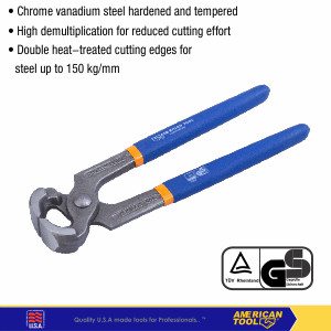 [EZM.2401287] Tang Kakatua / Carpenter's Pincer 7 inchi American Tool 8956427