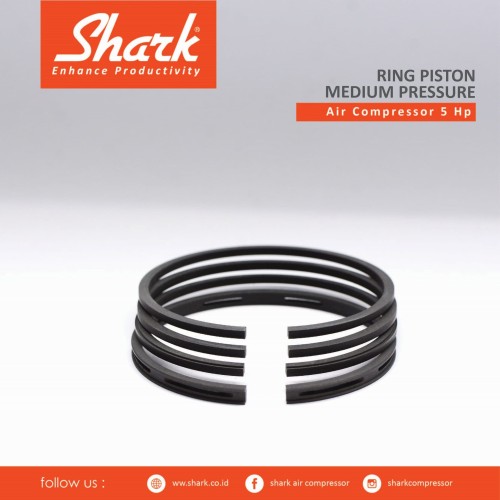 [EZM.2400709] Ring piston tengah kompresor Shark Medium pressure 5Hp