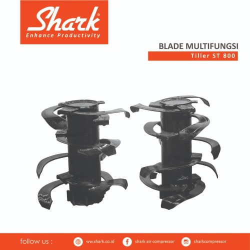 [EZM.2400711] Blade Multifungsi Shark ST 800, cultivator/Tiller