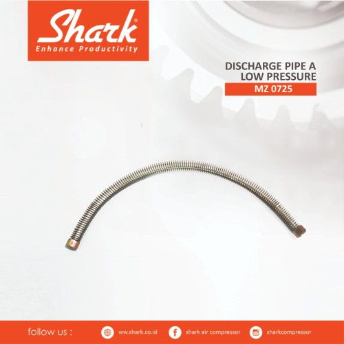 [EZM.2400816] Discharge Pipe A Kompressor MZ 0725 Shark