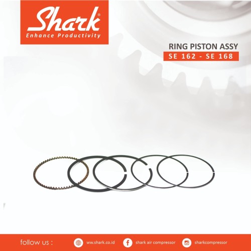 [EZM.2400813] Shark Ring Piston Assy Gasoline Engine SE 162 - SE 168