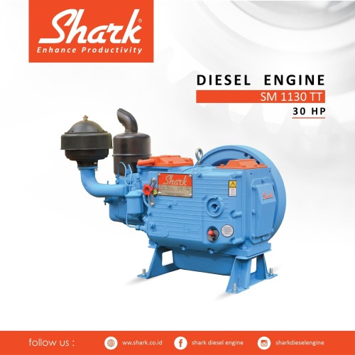 [EZM.2400807] Shark Diesel Engine SM 1130 TT (Tanpa Tangki)