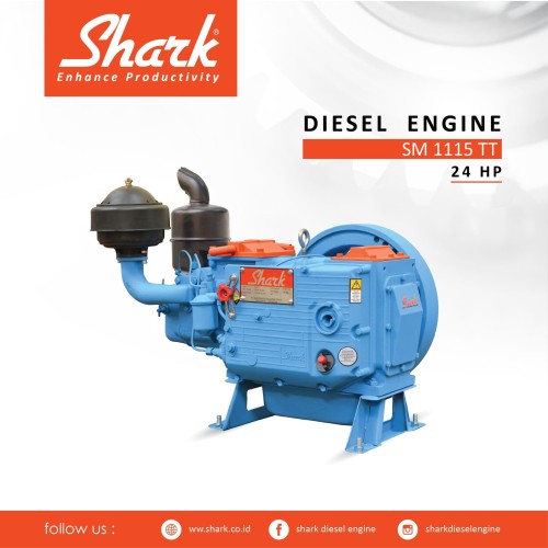 [EZM.2400809] Shark Diesel Engine SM 1115 TT (Tanpa Tangki)
