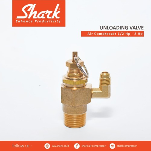 [EZM.2400733] Unloading Valve kompresor Shark 1/2-2Hp