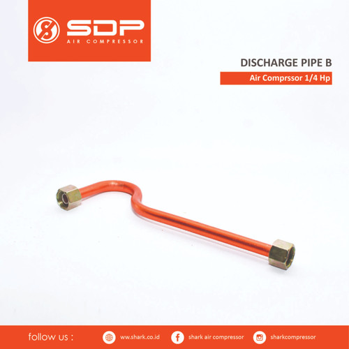 [EZM.2400720] Discharge Pipe B kompresor SDP 1/4Hp