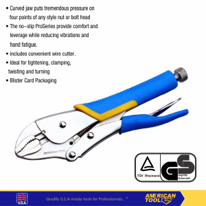 [EZM.2401299] Locking Pliers / Tang Buaya PRO Series ( CURVE JAWS ) 8956614