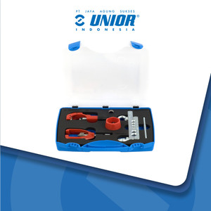 [EZM.2400400] UNIOR Tube cutting and flaring set in plastic box - 370