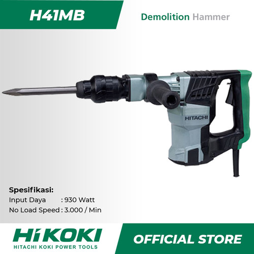 [EZM.9000012] Hitachi Hikoki Demolition Hammer / Mesin Bobok Listrik 930watt H41MB