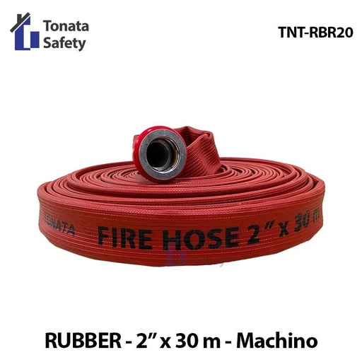 [EZO.1100454] Fire Hose Rubber Tonata 2" x 30m / Selang Pemadam 30 m