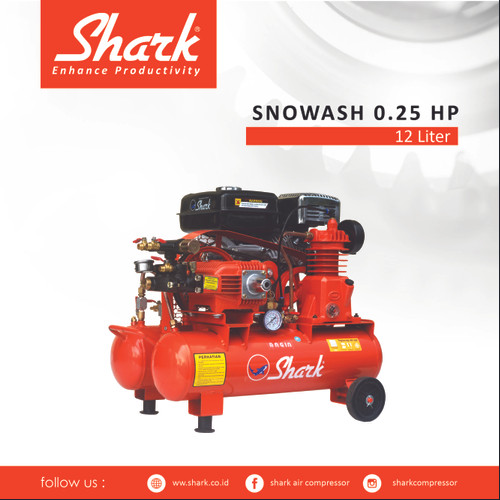 [EZM.2400676] Snowash Shark 12liter/ mesin cuci motor & mobil