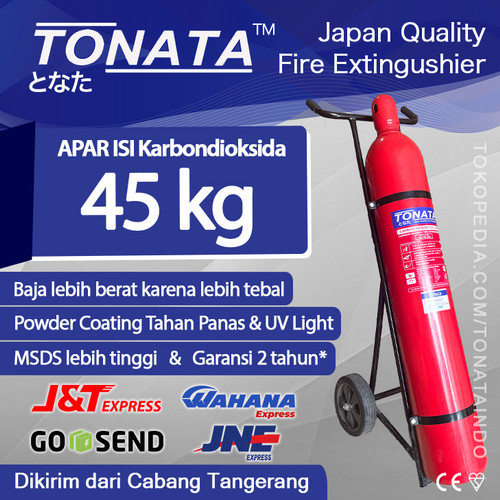 [EZO.1100456] APAR 45 KG Karbondioksida (CO2) TONATA / Set Komplit