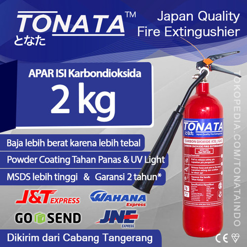 APAR 2KG Karbondioksida (CO2) TONATA / Set Komplit