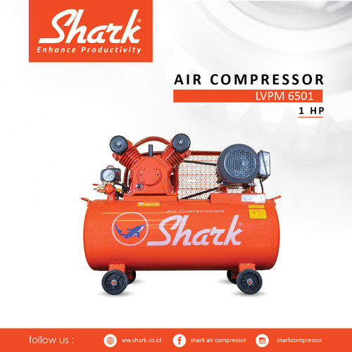[EZM.2400850] Kompresor 1Hp Tangki 83 Liter Shark Air Compressor Auto+Motor LVPM6501