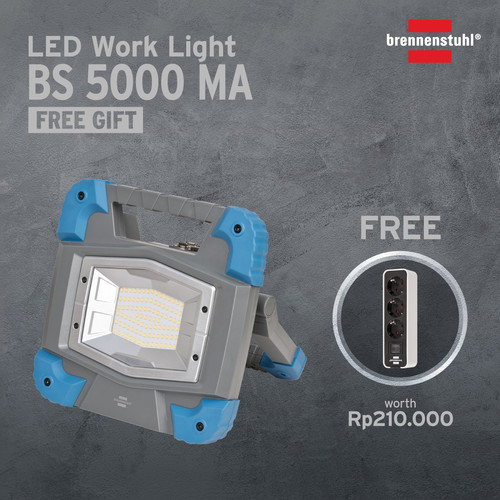 [EZM.2401034] Lampu Kerja Brennenstuhl Lampu Senter LED BS5000MA Bosch System / Lampu Senter Penerangan - 1171630501