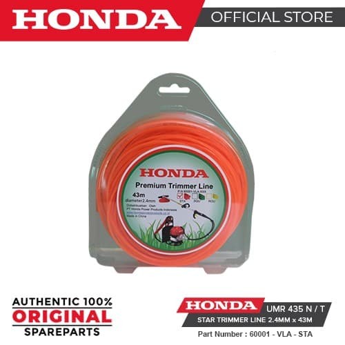 [EZM.2400966] Honda UMR 435T/N Brush Cutter Star Trimmer Line 2.4MMx43M