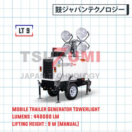 [EZM.1400807] Genset Light Tower LT9 Tsuzumi Japan