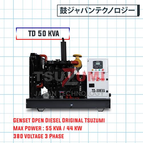 [EZM.1400852] Genset Open Type Tsuzumi TD 50 KVA