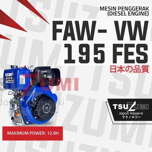 [EZM.1400766] Diesel Engine Solar FAW-VW 13 hp 195FES