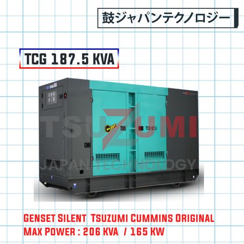 [EZM.1400821] Genset Cummins Silent TCG 187.5 KVA By Tsuzumi