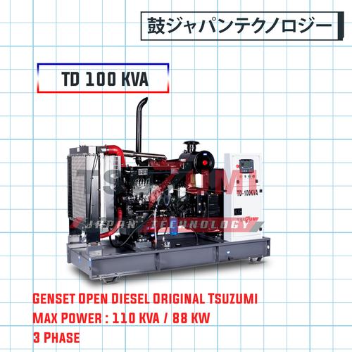 [EZM.1400851] Genset Open Type Tsuzumi TD 100 KVA
