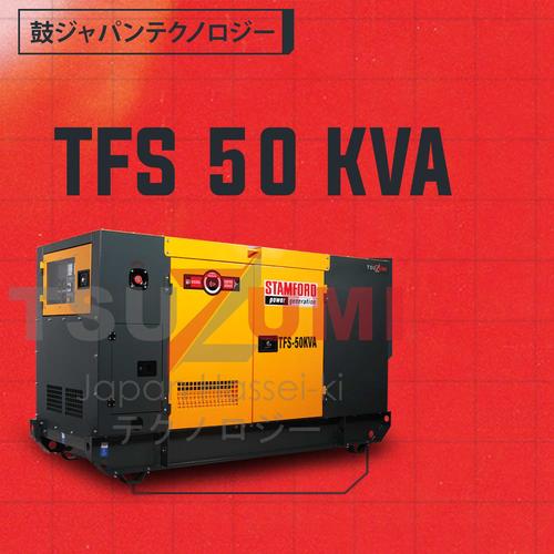 [EZM.1400900] Genset Super Silent STAMFORD Original by TSUZUMI JAPAN Type TFS 50 KVA