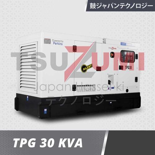 [EZM.1400906] Genset Perkins Original Made UK Silent type by TSUZUMI TPG 30 KVA