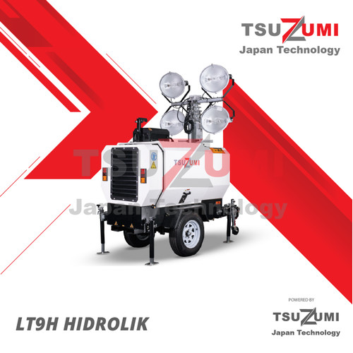 Genset Tower light Hydraullic TOWERLIGHT TSUZUMI Type LT9H