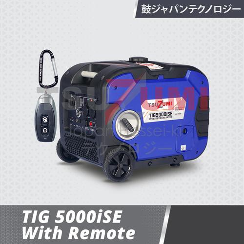 [EZM.1401042] Tsuzumi Genset TSUZUMI TIG 5000iSE Inverter Super Silent With Remote