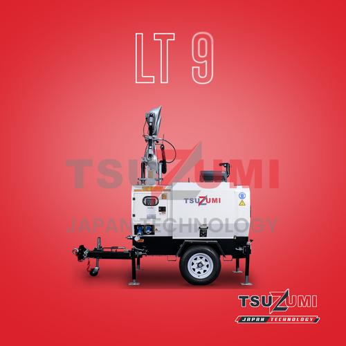 [EZM.1401078] Genset Tower Light LT9 Engine Diesel Type 3 Cylinder Tsuzumi Japan