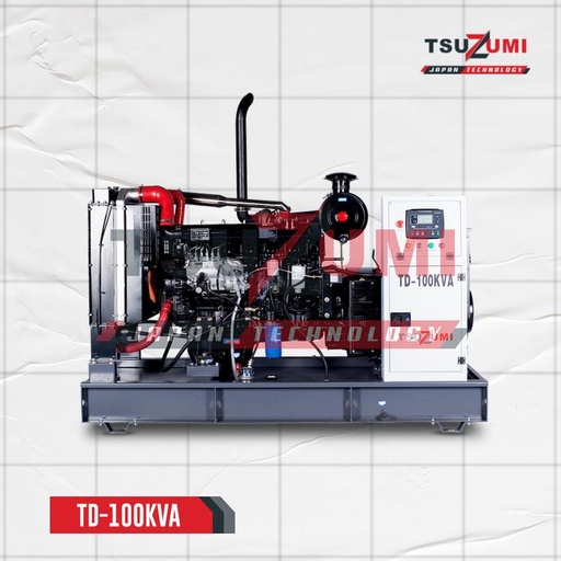 [EZM.1401100] Genset Original 100 % Powerfull TD 100 KVA Watercooled