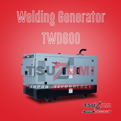 [EZM.1401120] Genset Las TWD600 30000 Watt Watercooled Tsuzumi Japan
