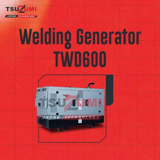 [EZM.1401121] Tsuzumi Japan Genset TWD600 Diesel Engine Driven Welder