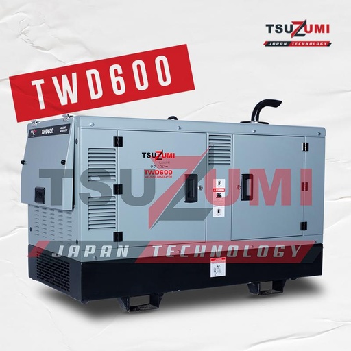 [EZM.1401156] Genset Las 600 A ampere 30000 w diesel TSUZUMI JAPAN TWD600 500 A DP