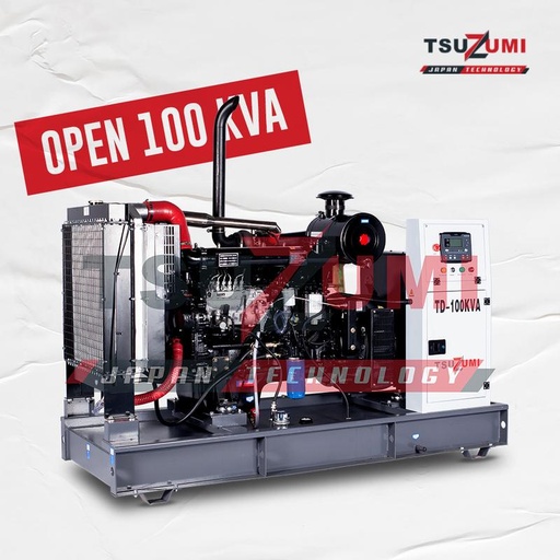 [EZM.1401157] Genset 100 KVA TSUZUMI original 100 % Powerfull TD 100 KVA Watercooled
