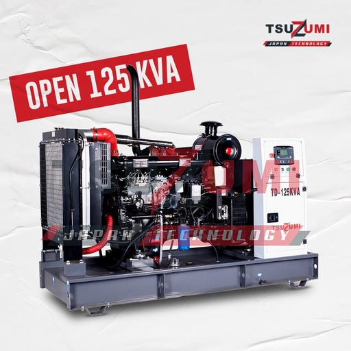 [EZM.1401158] Genset 125 KVA TSUZUMI 100000 watt Powerfull TD 125 Watercooled DP