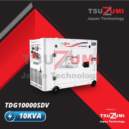 [EZM.1401177] Genset Silent 9 kva 7500 watt Dual Voltage ( 3phase &1phase ) TSUZUMI