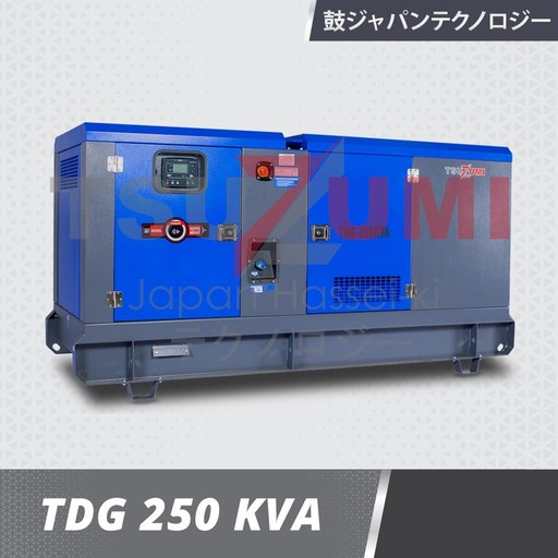 [EZM.1401343] Genset Silent TDG 250 KVA 220000 Watt Super Silent and Heavy Duty