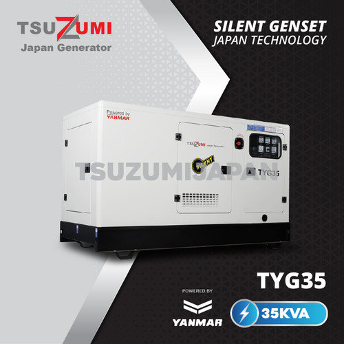 Genset 35 KVA Silent Yanmar Type TYG35