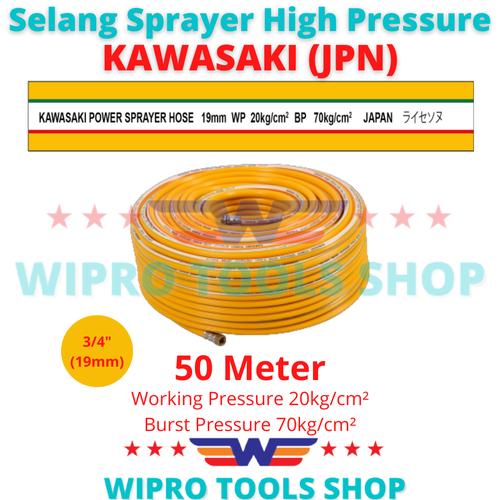 [EZM.1200101] Selang Sprayer Angin Kompresor Multifungsi 3/4"x50Meter Kawasaki JPN