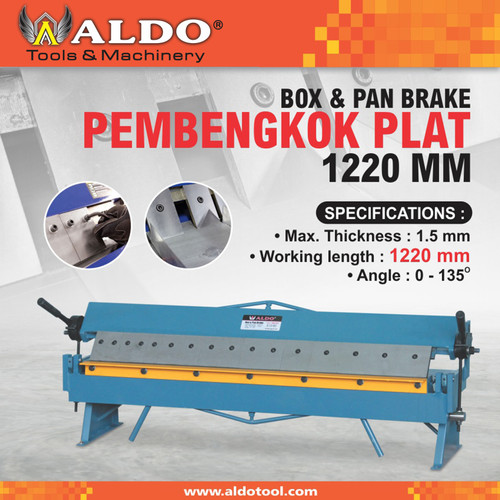 PEMBENGKOK PLAT 1220 MM MERK ALDO
