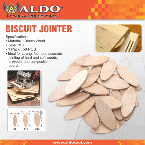 BISCUIT JOINTER / PENYAMBUNG KAYU / BISKUIT KAYU MERK ALDO