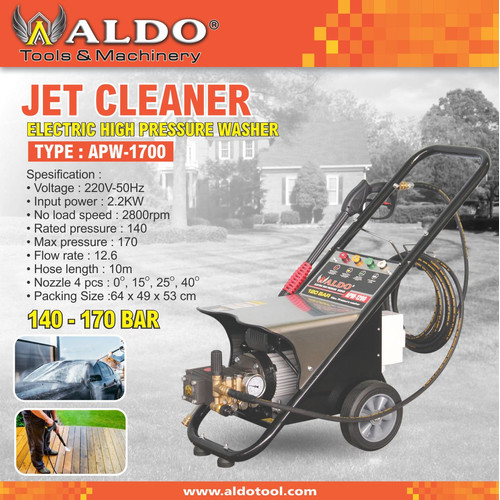MESIN CUCI MOBIL / JET CLEANER / HIGH PRESSURE WASHER APW-1700 ALDO