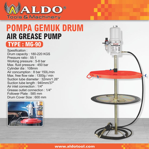 POMPA GEMUK DRUM TYPE : MG-90 ALDO
