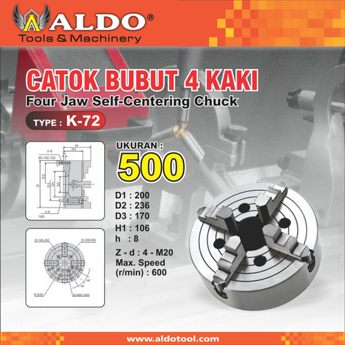 CATOK BUBUT 4 KAKI K72 500 ALDO