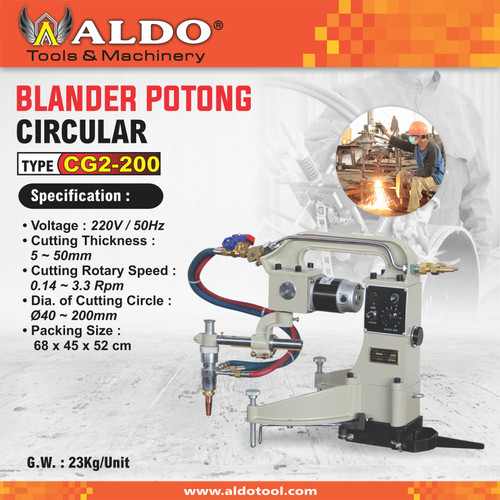 Blander Potong Type CG2-200 Merk Aldo