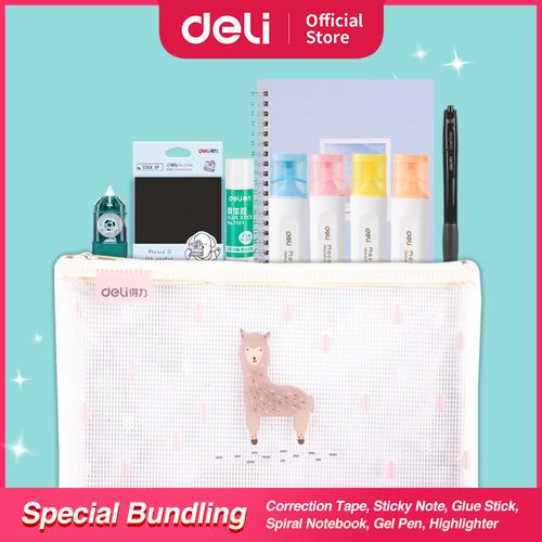 [EZO.7000616] Deli Paket Bundling Alat tulis dan mewarnai sekolah lengkap