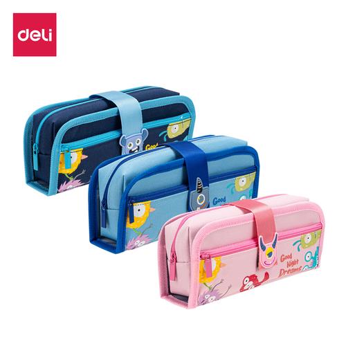 [EZO.7001934] Deli Pencil Pouch Tempat Pensil Lucu Penyimpanan Besar Simple 670XX